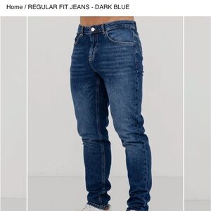 Legend London Regular Fit Jean - Dark Blue